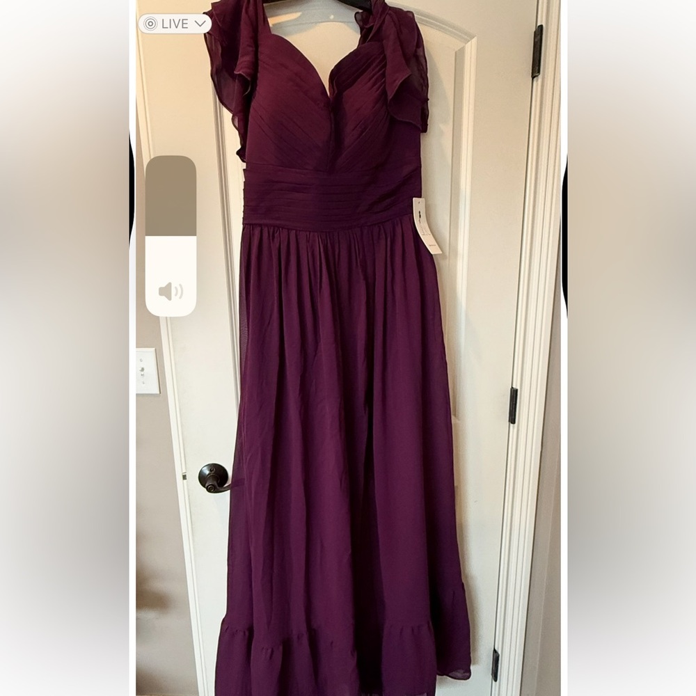 Elegant Purple Evening Gown